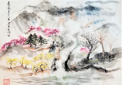 Chinese Brush Painting Class At Arts Council Of...