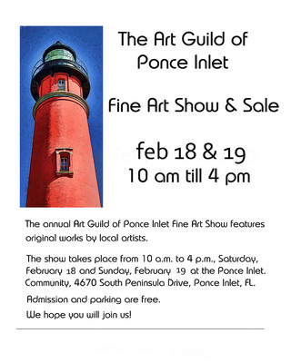 The Art Guild Of Ponce Inlet Annual Fine Art Show...